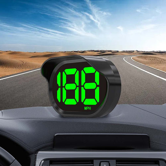KUOWEIHUD K2 Digital GPS Speedometer for Car MPH, with USB Cable Plug to Play