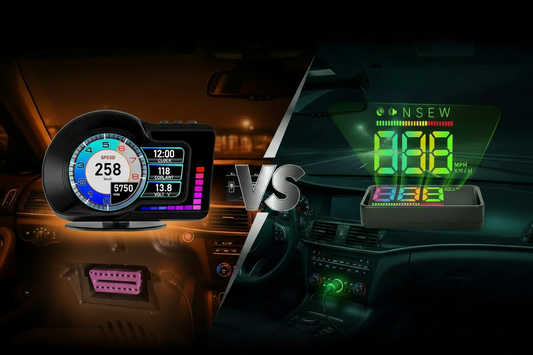 OBD2 HUD vs. GPS HUD