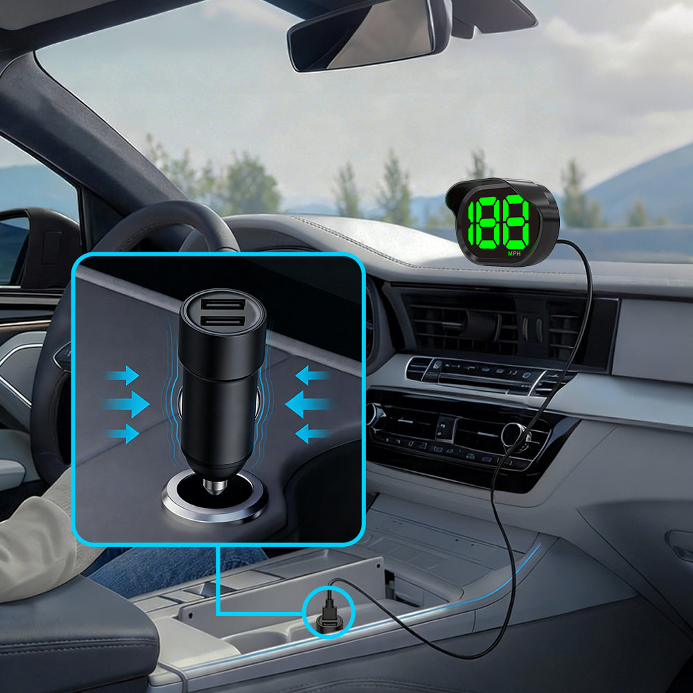 Mini Dual USB Car Charger Adapter
