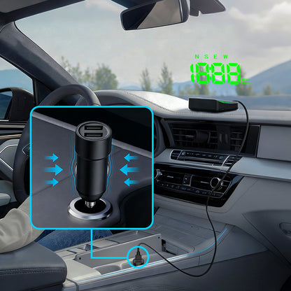 Mini Dual USB Car Charger Adapter
