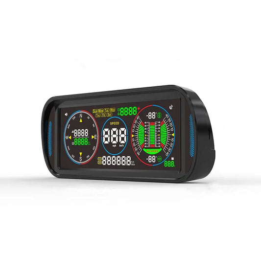 F6 6.8-inch LCD Screen Intelligent Multi-function Car Gauge - KUOWEIHUD