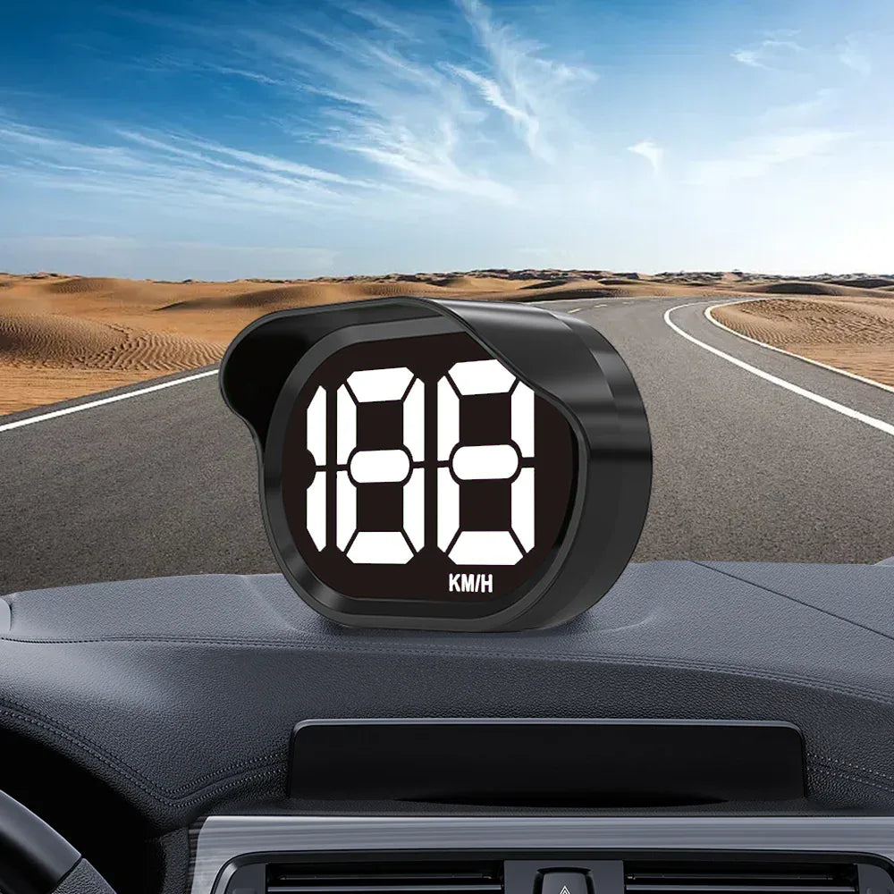 K2 GPS Digital Speedometer for Car, USB Cable Plug to Play - KUOWEIHUD