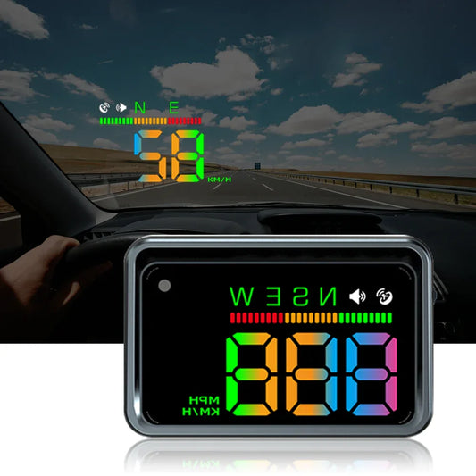 H4 Heads Up Display Car HUD GPS Speedometer with Speed Alarm - KUOWEIHUD