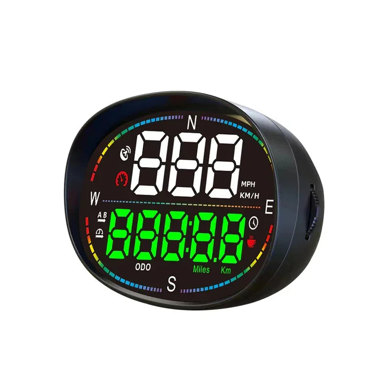 H3 Car GPS Digital Speedometer & Odometer, with Time Compass Display - KUOWEIHUD