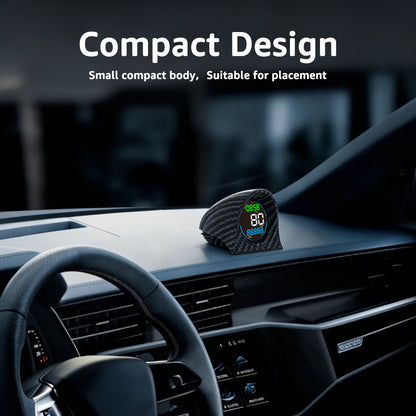 KUOWEIHUD F2 Digital GPS Speedometer Odometer for Car HUD with Altitude and Time Display, Speed Alarm & Fatigue Reminder
