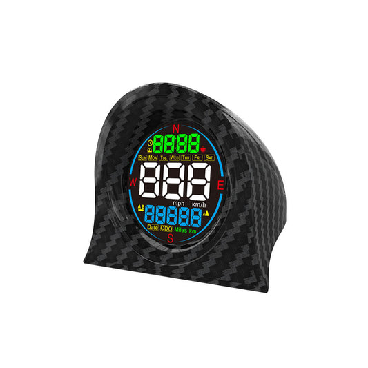 KUOWEIHUD F2 Digital GPS Speedometer Odometer for Car HUD with Altitude and Time Display, Speed Alarm & Fatigue Reminder