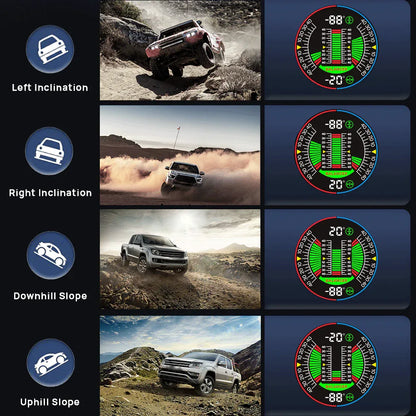 F6 6.8-inch LCD Screen Intelligent Multi-function Car Gauge - KUOWEIHUD