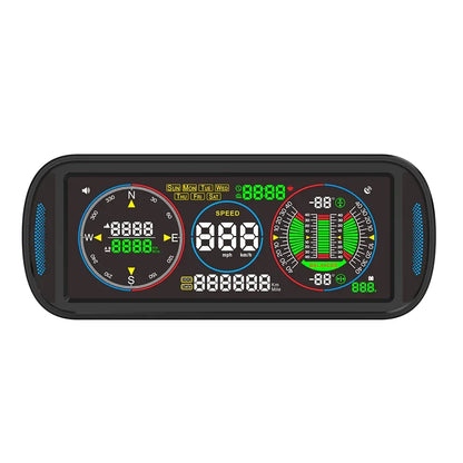 F6 6.8-inch LCD Screen Intelligent Multi-function Car Gauge - KUOWEIHUD