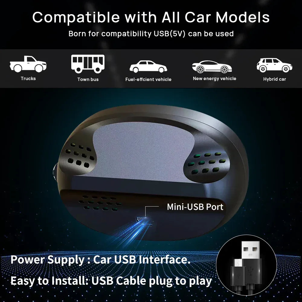 H2 Car GPS Digital Speedometer with Compass Over-speed Reminder - KUOWEIHUD