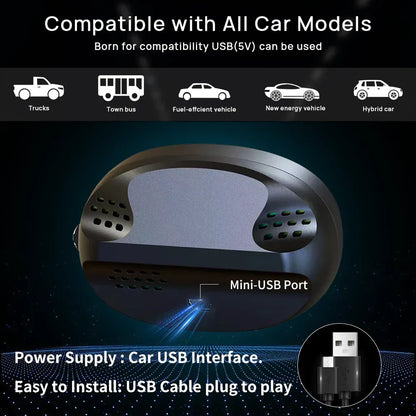 H2 Car GPS Digital Speedometer with Compass Over-speed Reminder - KUOWEIHUD