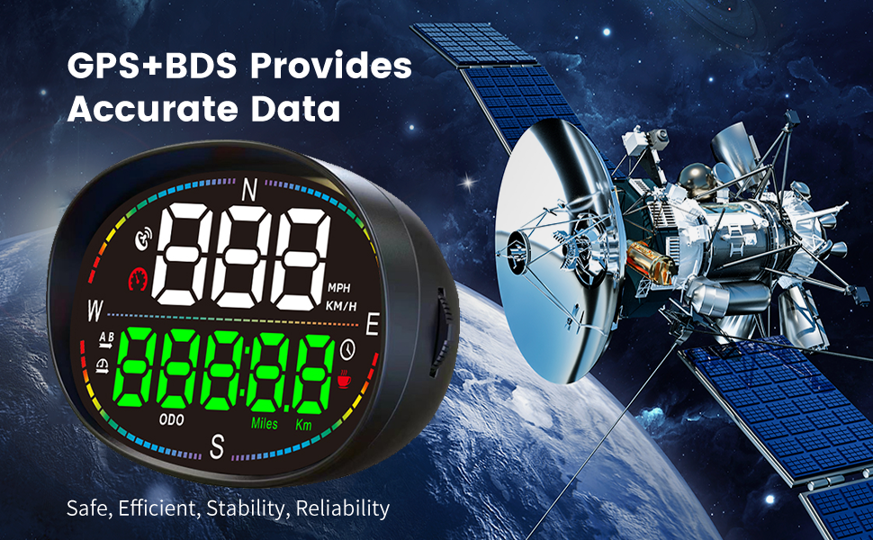 h3 car gps digital speedometer