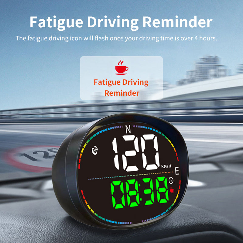 h3 car speedometer with fatigue driving reminder