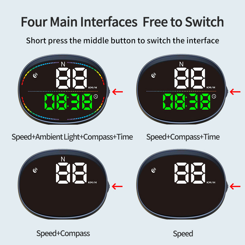 h3 digital speedometer 4 main interface
