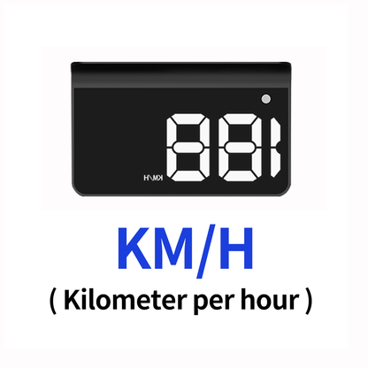 K1 HUD GPS Heads Up Display for Car – KM/H White Light Version | KUOWEIHUD