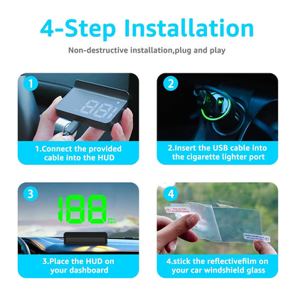 K1 GPS Heads Up Display – Step-by-Step Installation Guide