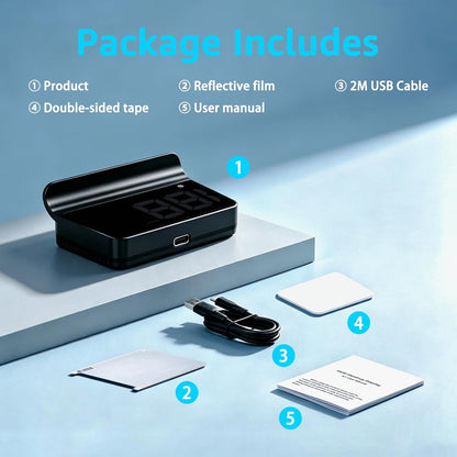 K1 GPS Heads Up Display – Package Contents and Accessories