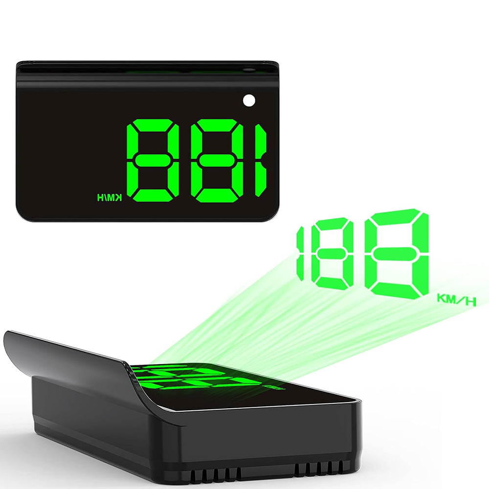K1 HUD GPS Heads Up Display for Car – KM/H Green Light Version | KUOWEIHUD