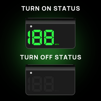 K1 Heads Up Display Car HUD Universal GPS Digital Speedometer - KUOWEIHUD