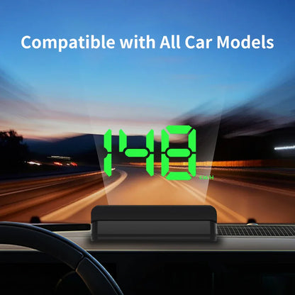 K1 Heads Up Display Car HUD Universal GPS Digital Speedometer - KUOWEIHUD