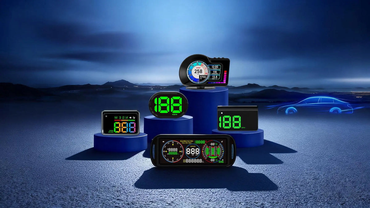 Car HUD Head-Up Display GPS Speedometer Digital Gauge - KUOWEIHUD