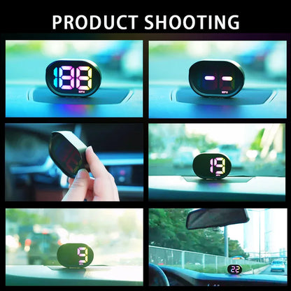 K2 GPS Digital Speedometer for Car, USB Cable Plug to Play - KUOWEIHUD